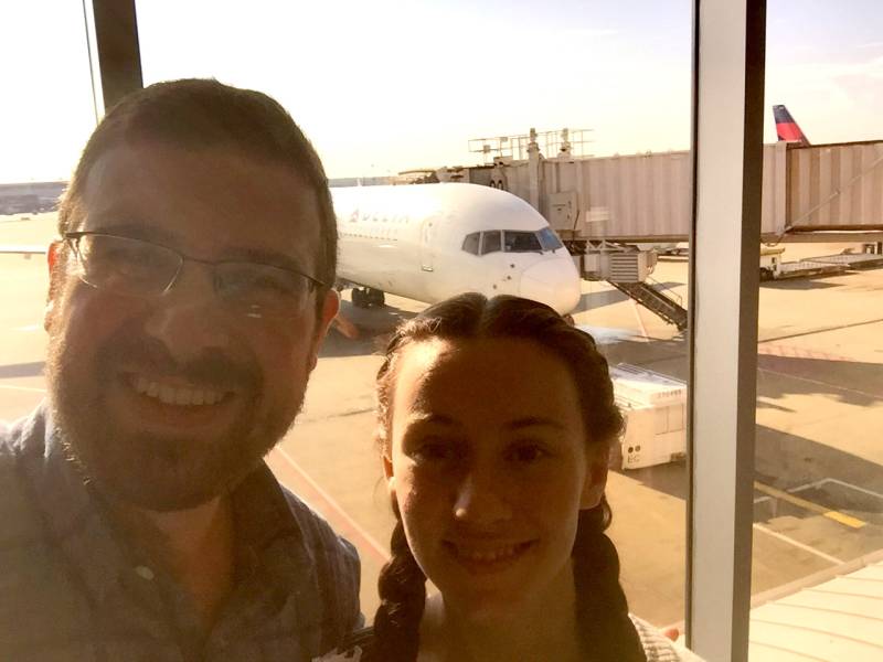 Jeff & Alex in ATL Airport