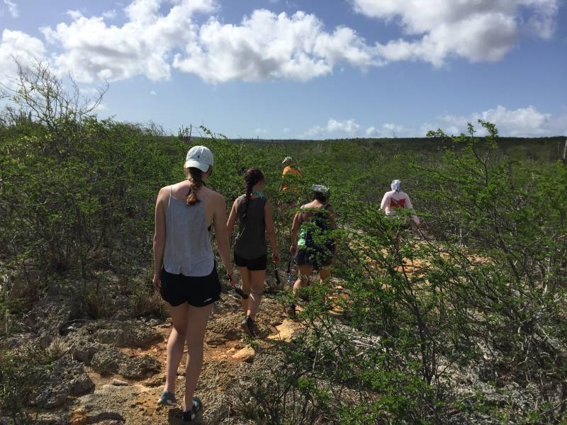 Hiking to Second Cave