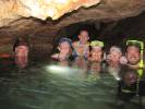 Group Snorkeling in Cave