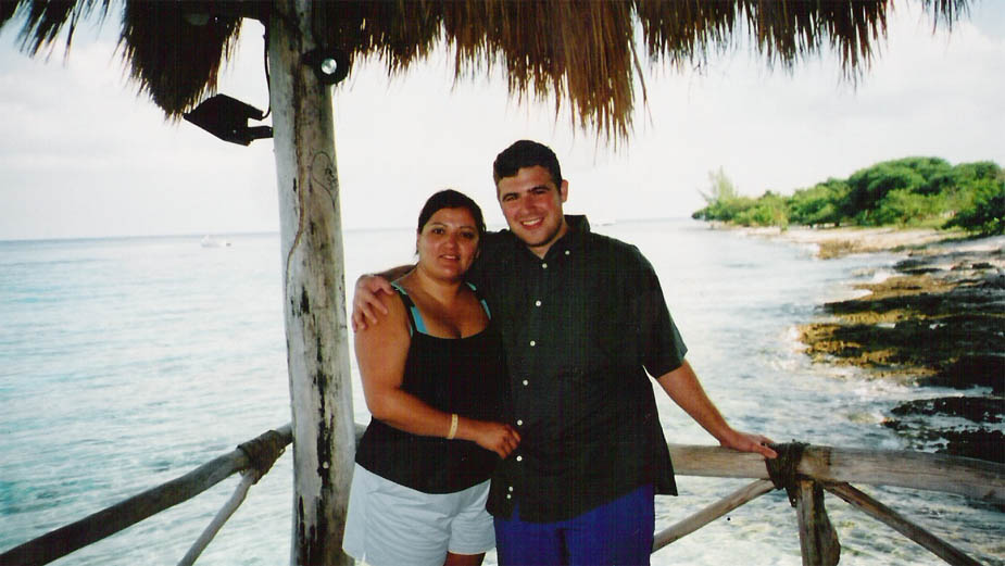 Jeff & Irma Before Snorkeling from Shore