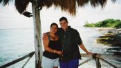 Jeff & Irma Before Snorkeling from Shore