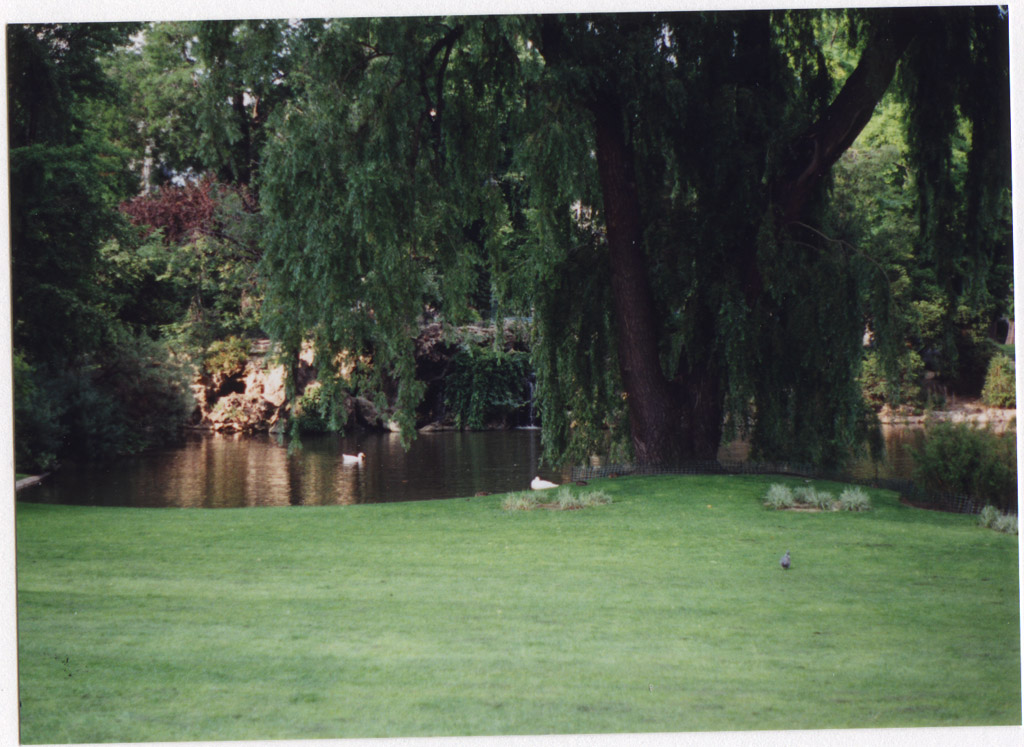 Garden near Eiffel Tower, Paris, France