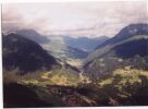 View from Gothard Pass, Swiss Alps