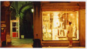 Store Front at Night, Venice, Italy (Photo by Chris Frazier)