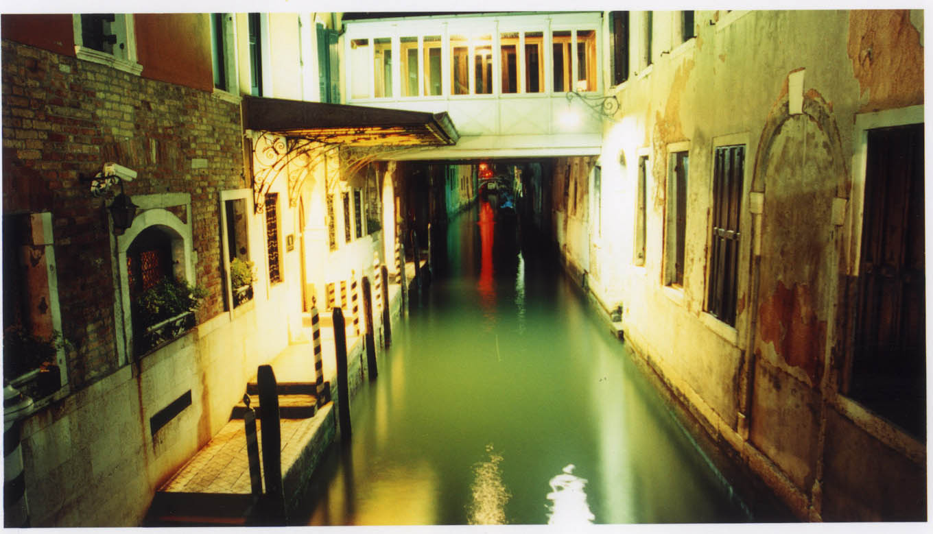 Canal at Night, Venice, Italy (Photo by Chris Frazier)