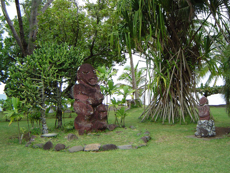 Statue, Gaugin Museum, Tahiti