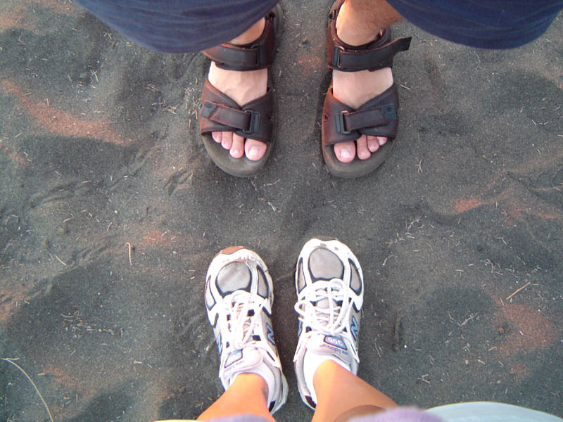 Black Sand on Tahiti