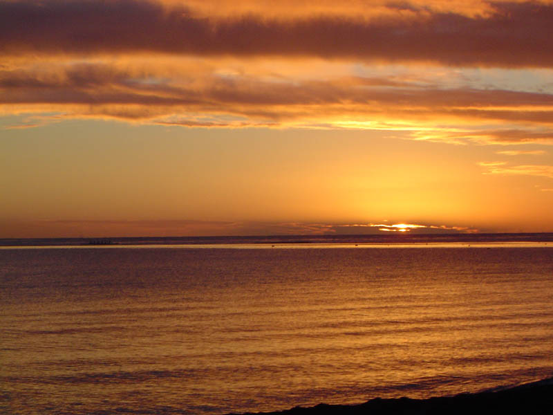 Sunset on Tahiti