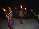 Tiki show at le Maitai, Bora Bora