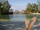 View from our Room at the Intercontinental, Moorea