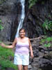 Irma at Third Cascade, Tahiti