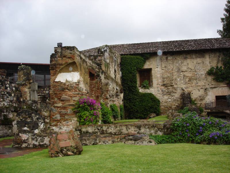 One of the Gardens of Hotel Casa Santo Domingo in Antigua