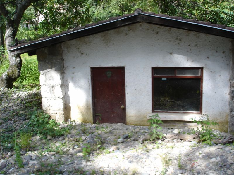 House Half Buried by Mudslide near Lake Atitlan