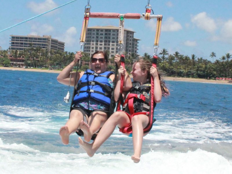 Irma & Alex Parasailing