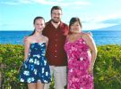 Alex, Jeff, & Irma at Luau