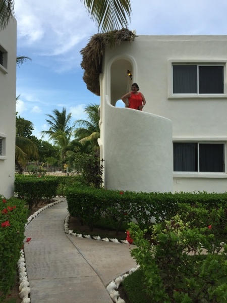 Irma at Hotel, Holbox