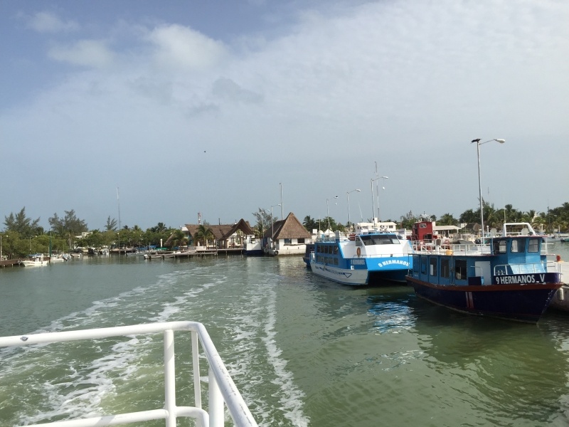 Leaving Holbox