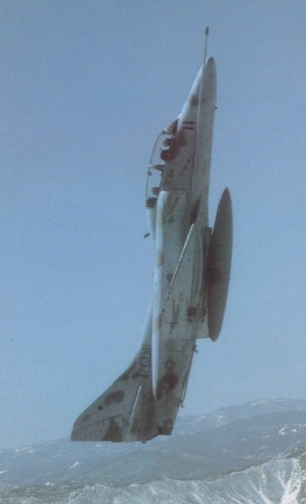 A-4B Skyhawk climbing vertically