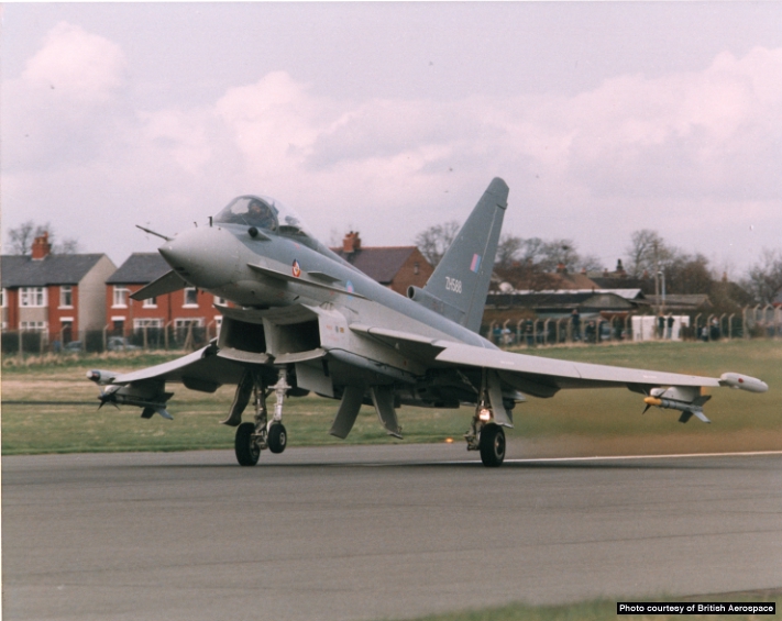 Eurofighter 2000 front view