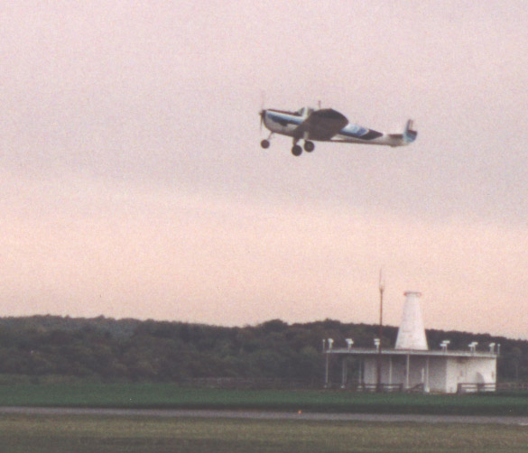 Ercoupe N3888H, takeoff