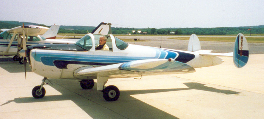 Ercoupe N3888H, with Uncle Bud