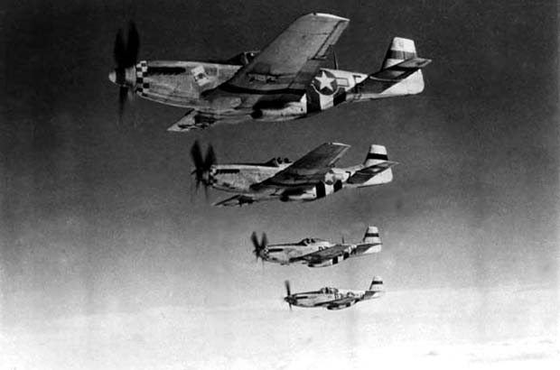 P-51 Mustang Formation