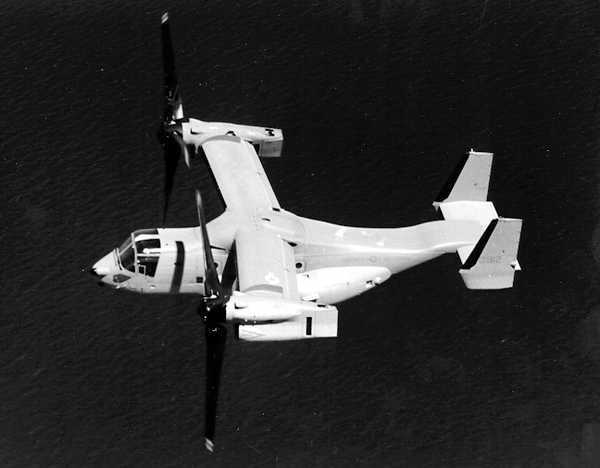 V-22 Osprey in airplane mode