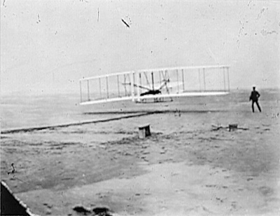 Wright Brothers' First Flight, 17 December 1903