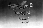 P-51 Mustang Formation