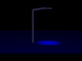 a single streetlamp