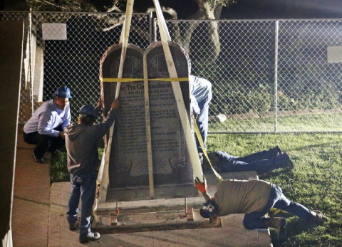 Ten Commandments Monument Removal