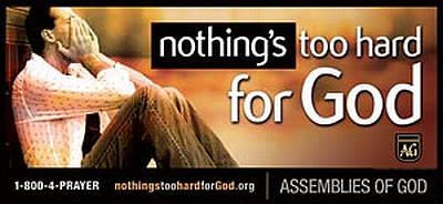 Nothing's Too Hard for God Billboard