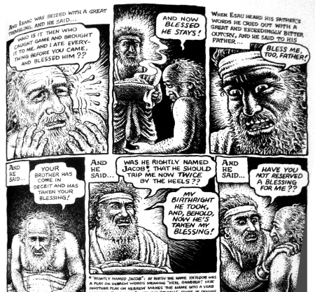 Esau's Stolen Blessing from The Book of Genesis Illustrated by R. Crumb