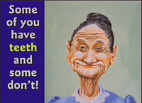 Hovind's Toothless Old Lady Slide