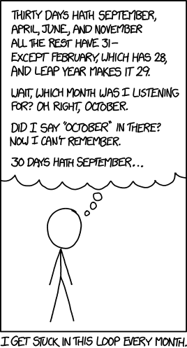 30 Days Hath September