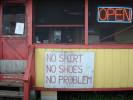 The Sign at the Bar at the Airboat Place