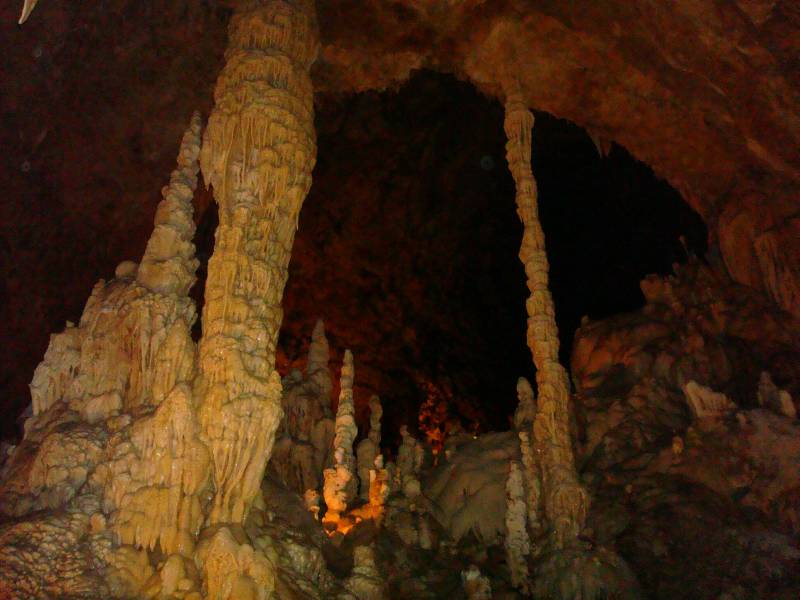 Formation in Natural Bridge Caverns