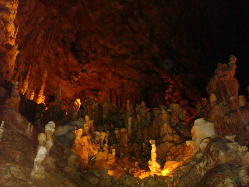 Formation in Natural Bridge Caverns