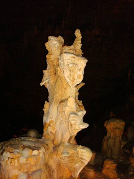 Formation in Natural Bridge Caverns