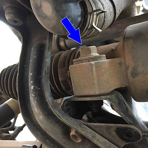 Steering Rack Lower Passenger Side Bolt