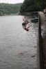 Boys Jumping Into Water at Lake Linganore