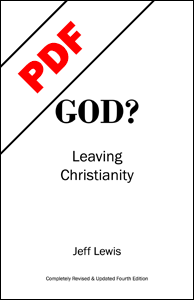 Book Cover to Leaving Christianity: A Collection of Essays by Jeff Lewis